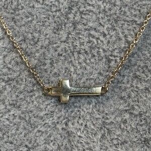 Silpada Simplex Cross .925 Silver Necklace 16 inch